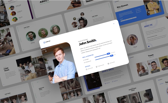 design stunning personal cv profile power point presentation