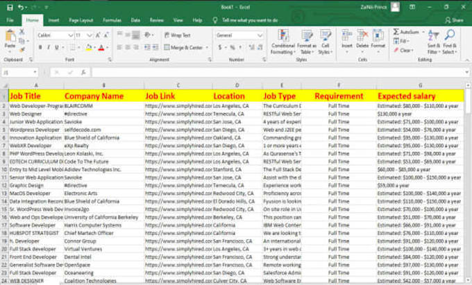 do web scraping, data scraping, website scraping, specialist
