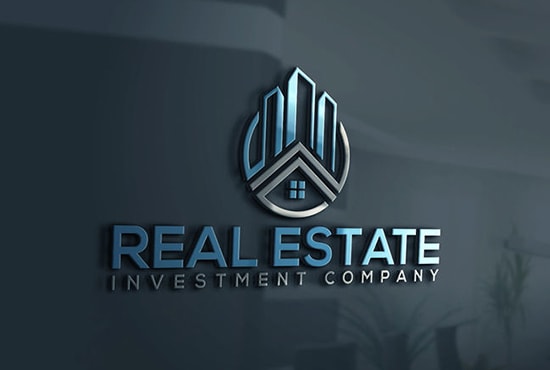 Do real estate realtor property investment 3d logo by Mdelahi7877 | Fiverr