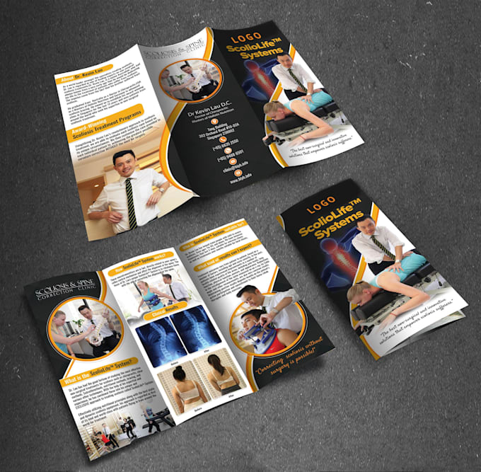 create awesome trifold brochure