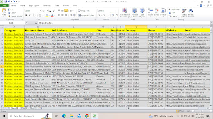 find email lists address, excel data entry, mining, scraping