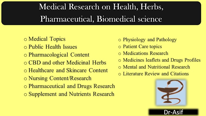 write health, supplements, herbs, medical research articles