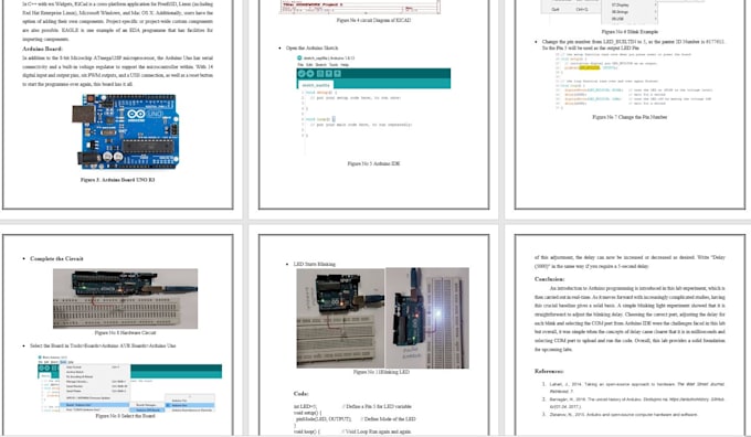Do arduino programming , coding and write project reports by ...