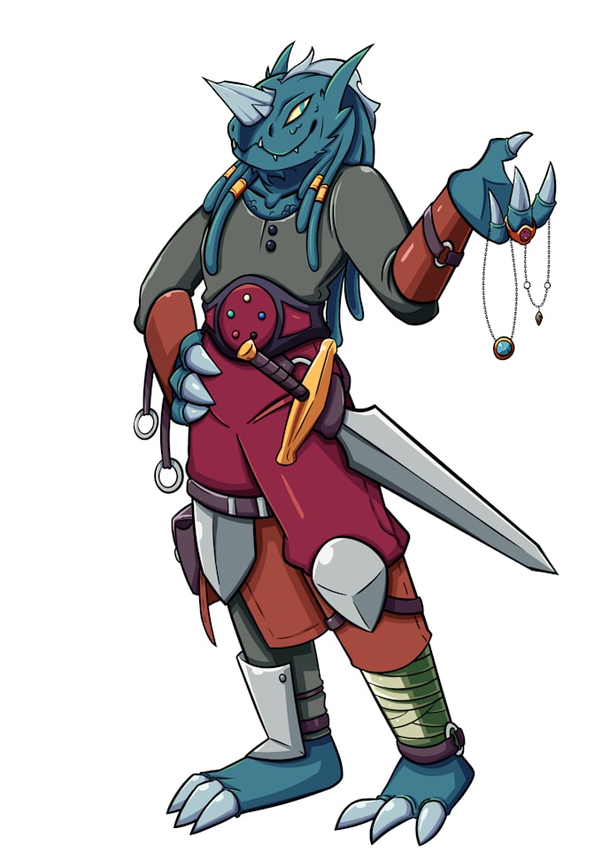 draw your dungeons and dragons character