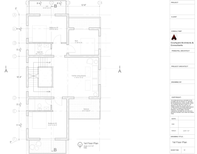 produce professional 2d architectural drafting