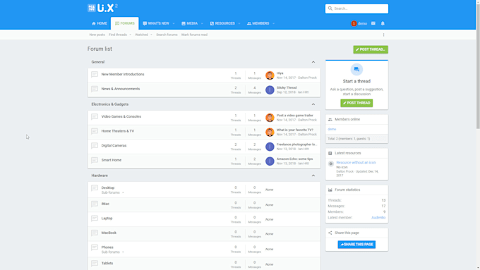 make you a forum website