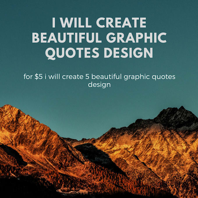 Create beautiful graphic quotes design by Justnow205 | Fiverr