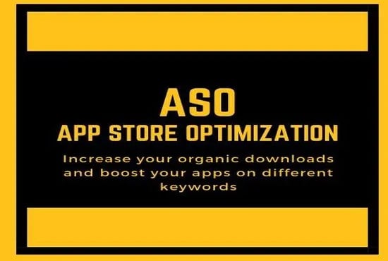 complete aso with app description, title and screenshots
