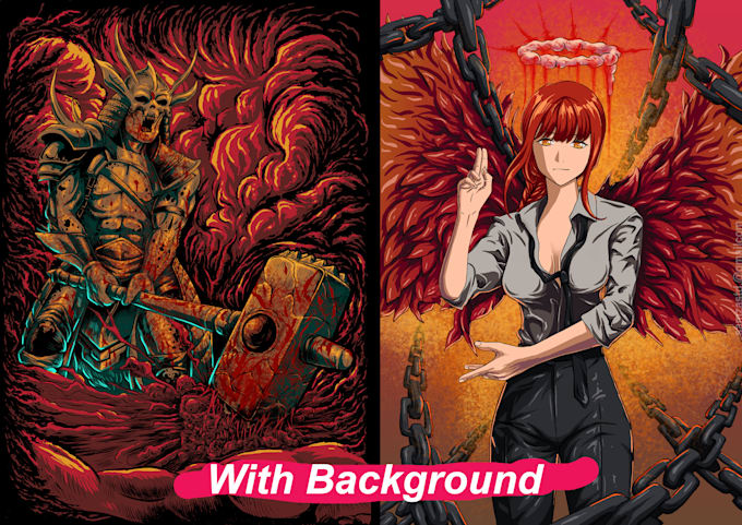 do draw custom design for your tshirt or band or brand