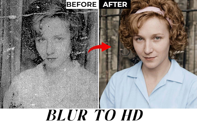 fix blurry pictures , sharpen unblur deblur,  improve quality