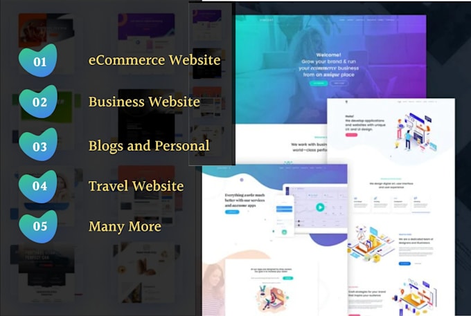 create responsive wordpress website design or blog