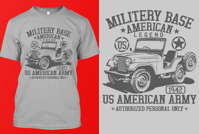 do US military t shirt design