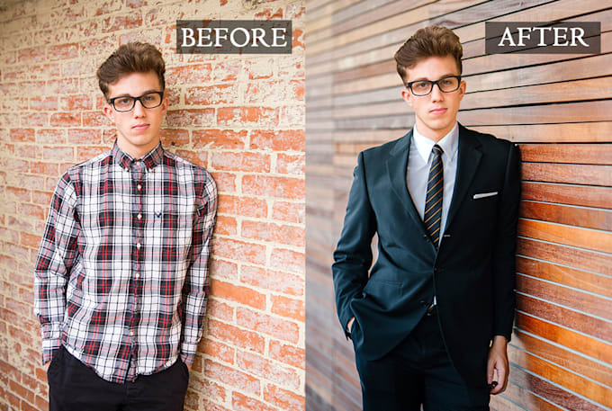 retouch headshot, portrait, skin, and edit image