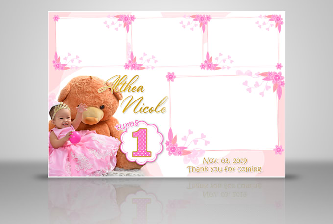 design a customized photo booth template