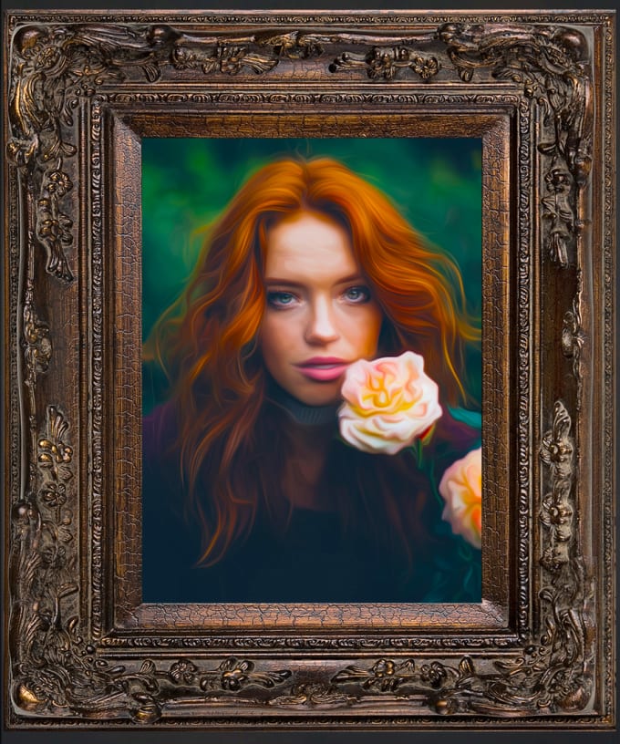 Do Digital Oil Painting Of Yourself And Your Pet By Logofill