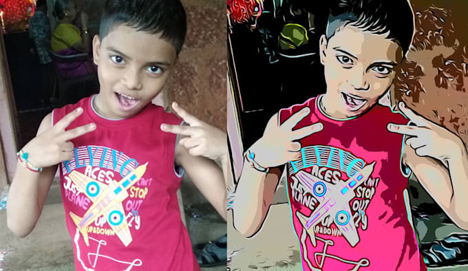 Image create cartoon photo by Sachin1979 | Fiverr