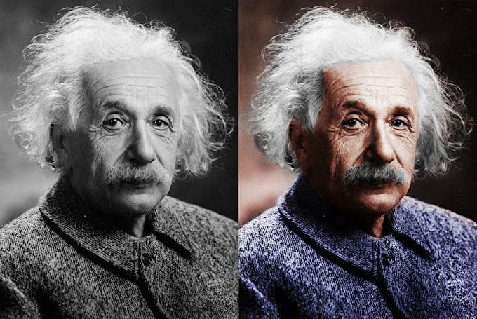 Realistically colorize turn black and white into color photo by Lawsen ...