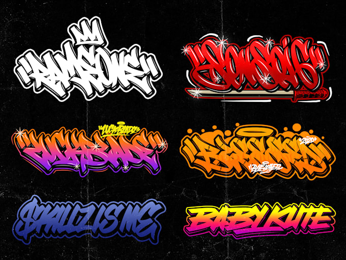 create a legible badass logo design with graffiti style