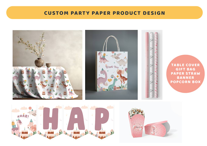 design custom paper partyware
