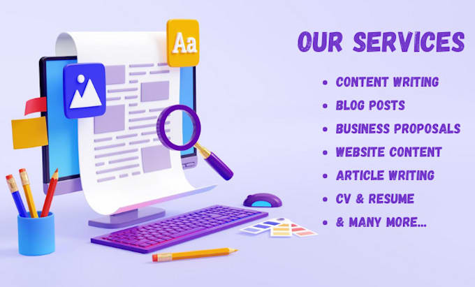 write all educational and business contents for you