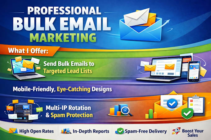 send bulk email or email blast in millions
