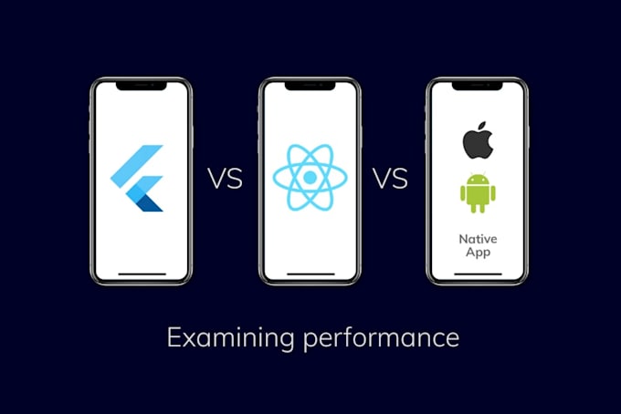 do native android and ios hybrid flutter and react native mobile appsdevelopment