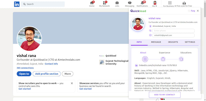 chrome extension and saas based application