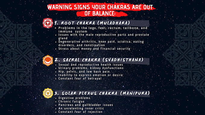 clean, balance and open your chakras