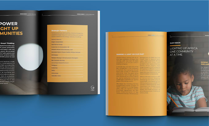 design your company profile, brochure, proposals and reports
