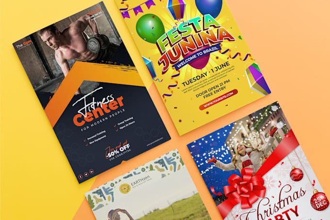 create business, event, church flyer and poster design