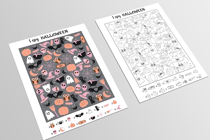 make activity pages for children with original illustrations