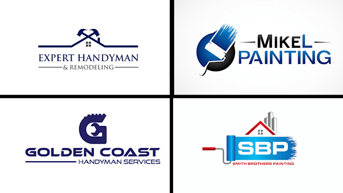 do modern home painting, remodeling and carpentry logo