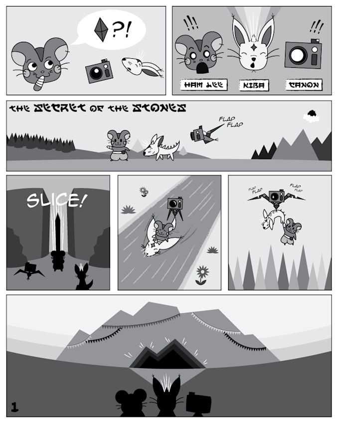 illustrate custom comic and manga strips