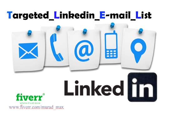 provide targeted linkedin leads and a verified email list