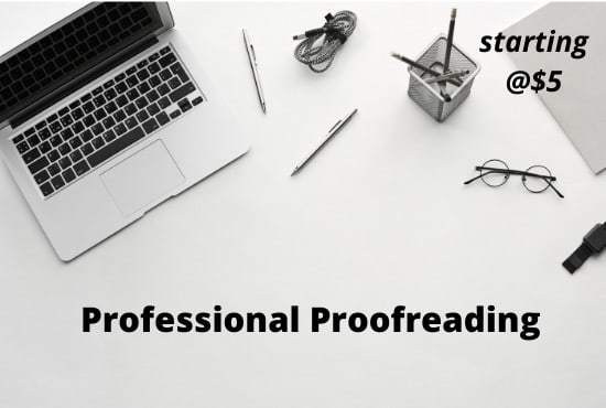 proofread and edit all your documents or books