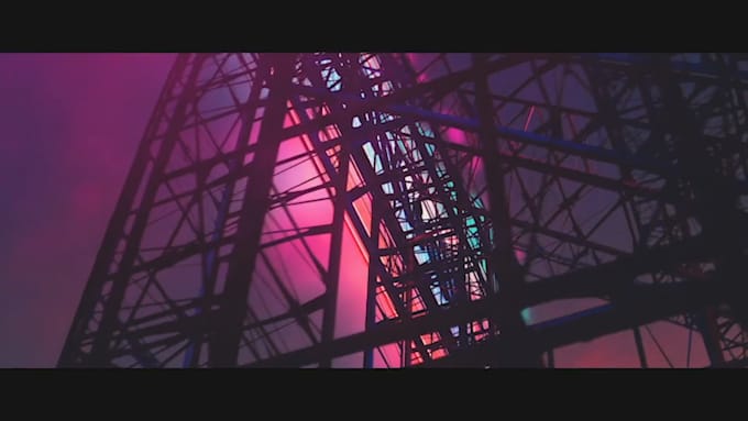 create  this epic noeon billboard animation with your logo