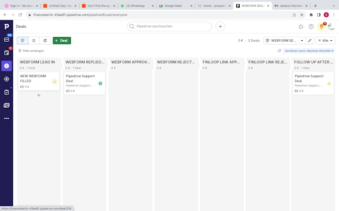 set up your pipedrive pipeline, deals, and stages