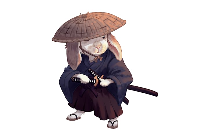 draw an animal warrior for you