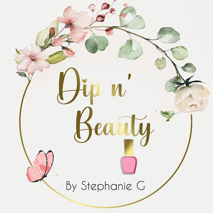 design boho watercolor logo