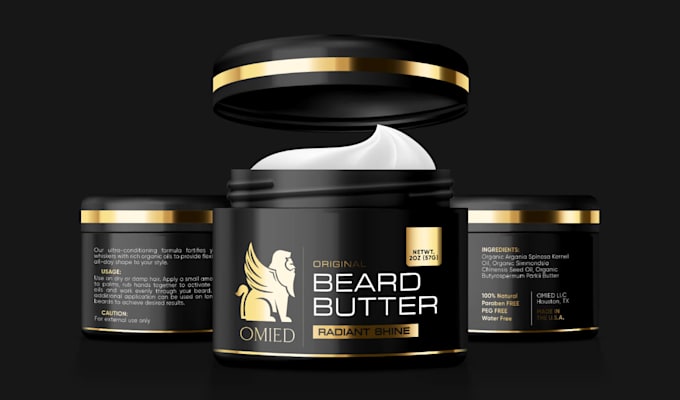 do premium label design and custom product label