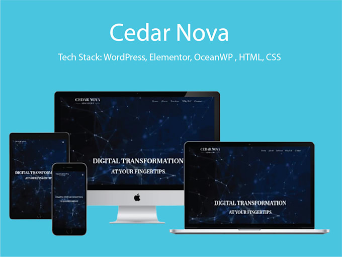 design, redesign, develop a responsive wordpress website with elementor