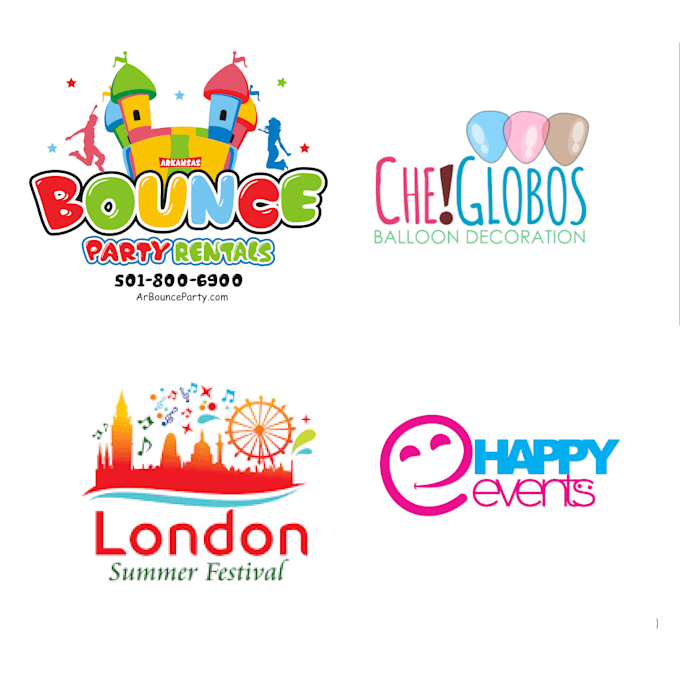 do event, party, wedding luxury logo
