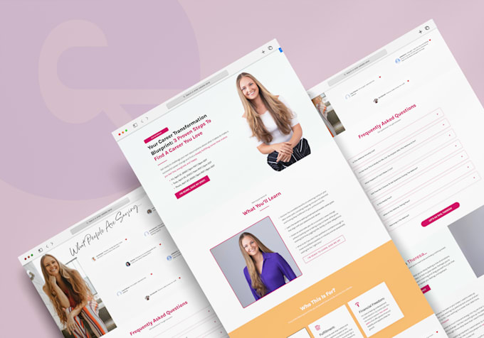 build funnels, landing pages in clickfunnels, kartra, gohighlevel, kajabi