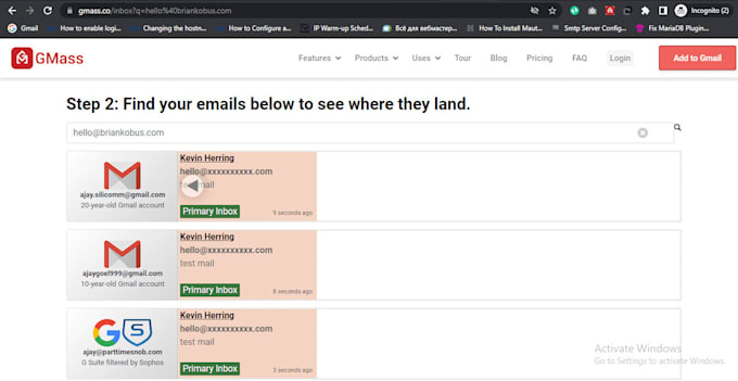 setup bulk email marketing or smtp server with IP rotation