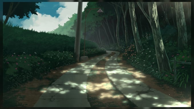 draw anime and visual novel backgrounds