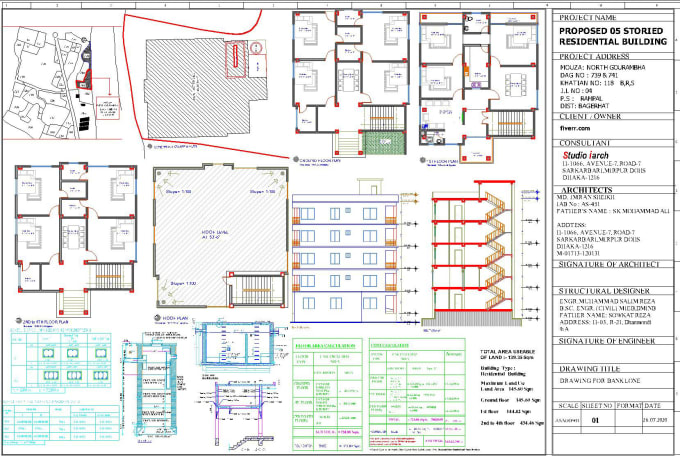 draw architectural plans in autocad 2d