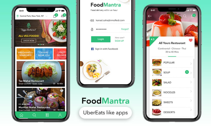 develop a food or grocery delivery app like uber eats, grubhub, instacart