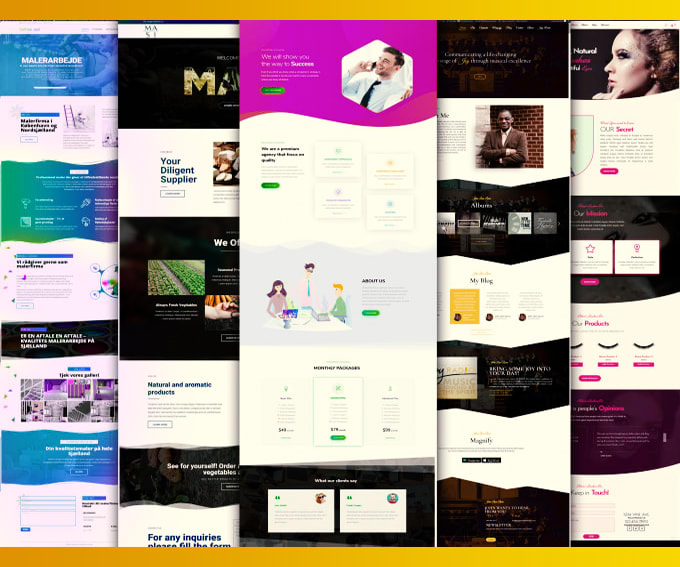 create responsive wordpress website, recreate outdated website