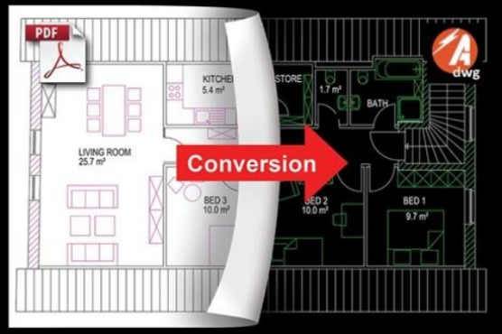 Convert Your Pdf To Dwg Dxf Editable Drawing File By Techcure Net Fiverr