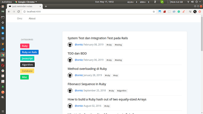 create a blog or website using jekyll